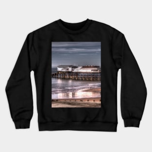 Cromer Pier and reflection Crewneck Sweatshirt